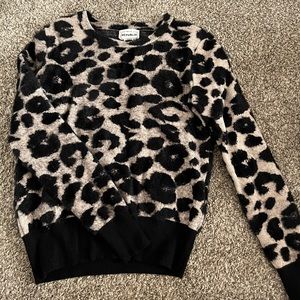 Cheetah print sweater